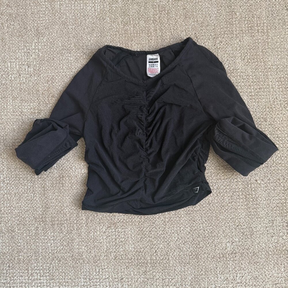 Gymshark Mesh Long Sleeve Crop Top Small